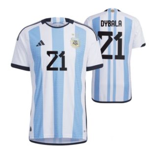 Youth Paulo Dybala Argentina National Team White Home Soccer Jersey 2022-23
