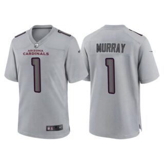 Men's Arizona Cardinals Kyler Murray Gray Atmosphere Fashion Stitched Jersey