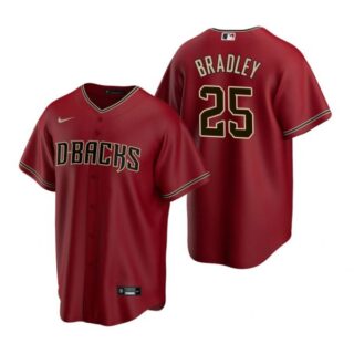 Men's Archie Bradley Arizona Diamondbacks Cool Base Jersey Crimson