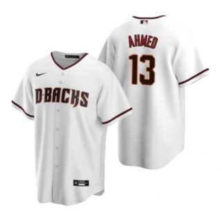 Men's Nick Ahmed Arizona Diamondbacks Cool Base Jersey White
