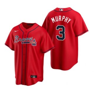 Men's Dale Murphy Atlanta Braves Cool Base Jersey Red