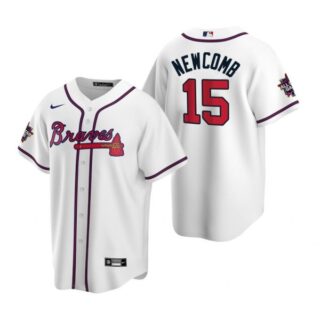Men's Sean Newcomb Atlanta Braves Cool Base All Star Jersey White