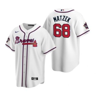 Men's Tyler Matzek Atlanta Braves Cool Base All Star Jersey White