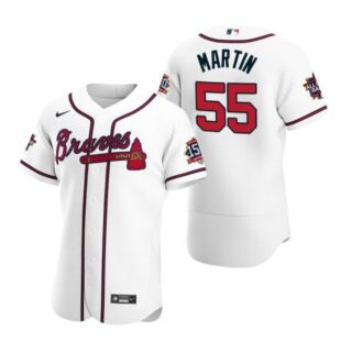 Men's Chris Martin Atlanta Braves Flex Base All Star Jersey White