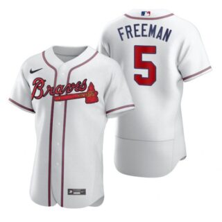Men's Freddie Freeman Atlanta Braves Flex Base Jersey White