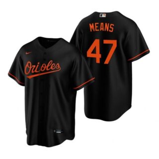 Men's John Means Baltimore Orioles Cool Base Jersey Black