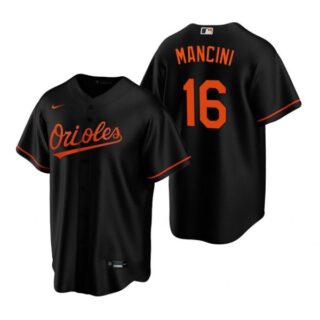 Men's Trey Mancini Baltimore Orioles Cool Base Jersey Black