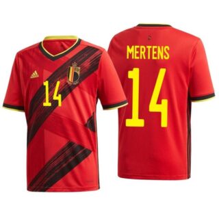 Men's Dries Mertens Belgium National Soccer Team Red Home Jersey