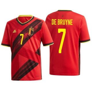 Men's Kevin De Bruyne Belgium National Soccer Team Red Home Jersey