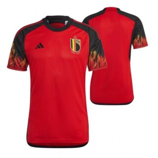 Men's Belgium National Team Red Home Soccer Jersey 2022-23