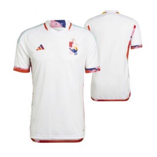 Men's Belgium National Team White Away Soccer Jersey 2022-23