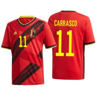 Men's Yannick Carrasco Belgium National Soccer Team Red Home Jersey