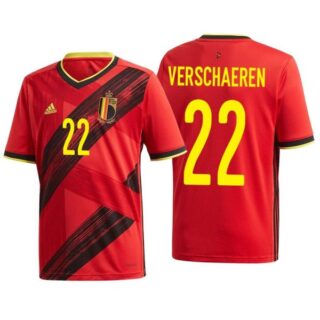 Men's Yari Verschaeren Belgium National Soccer Team Red Home Jersey