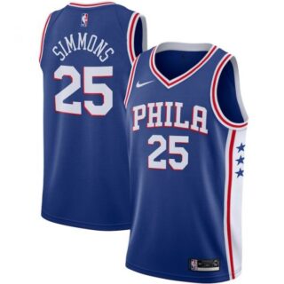 Men's Ben Simmons Philadelphia 76ers Basketball Jersey Blue