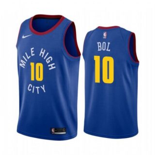 Men's Bol Bol Denver Nuggets Basketball Jersey Blue