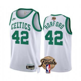 Men's Boston Celtics Al Horford 2022 NBA Finals Stitched Jersey - White Classic