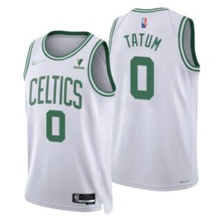 Men's Jayson Tatum Boston Celtics 75th Anniversary Diamond Jersey White Association