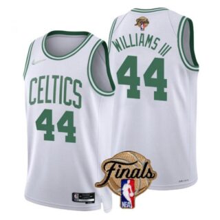 Men's Boston Celtics Robert Williams III 2022 NBA Finals Stitched Jersey - White Association