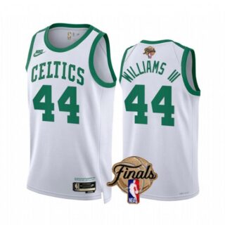 Men's Boston Celtics Robert Williams III 2022 NBA Finals Stitched Jersey - White Classic