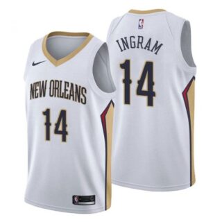 Men's Brandon Ingram New Orleans Pelicans Basketball Jersey White