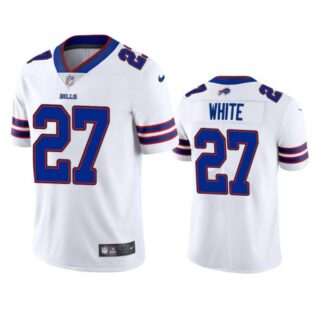Men's #27 Tre'Davious White Buffalo Bills Vapor Limited Jersey Stitched White