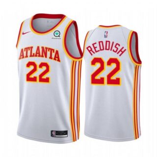 Men's Cam Reddish Atlanta Hawks Basketball Jersey White