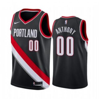 Men's Carmelo Anthony Portland Trail Blazers Basketball Jersey Black