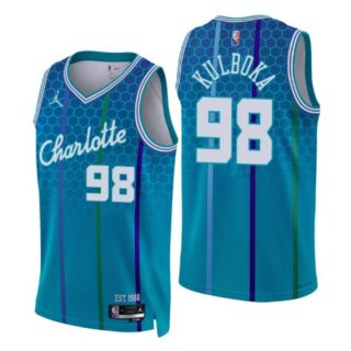Men's Arnoldas Kulboka Charlotte Hornets 75th Anniversary Diamond Jersey