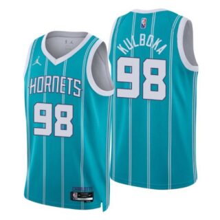 Men's Arnoldas Kulboka Charlotte Hornets 75th Anniversary Diamond Jersey