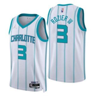 Men's Terry Rozier III Charlotte Hornets 75th Anniversary Diamond Jersey White Association