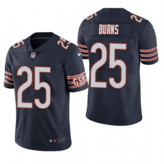 Men's #25 Artie Burns Chicago Bears Vapor Limited Jersey Stitched Navy