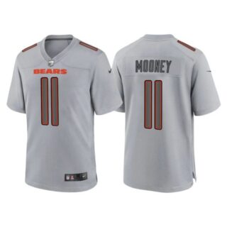 Men's Chicago Bears Darnell Mooney Gray Atmosphere Fashion Stitched Jersey