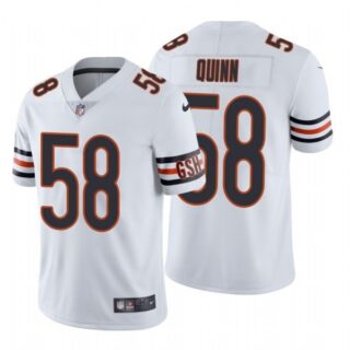Men's #58 Robert Quinn Chicago Bears Vapor Limited Jersey Stitched White