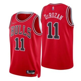 Men's #11 Demar Derozan Chicago Bulls 75th Anniversary Diamond Jersey