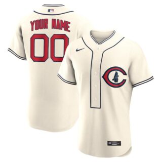 Men's Flex Base Chicago Cubs Custom 2022 Field of Dreams Cream Stitched Jersey With Name