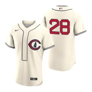 Men's Flex Base Chicago Cubs Kyle Hendricks 2022 Field of Dreams Cream Stitched Jersey