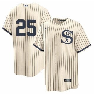 Youth Chicago White Sox #25 Andrew Vaughn Field of Dreams Throwback Jersey Stitched