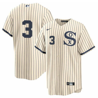 Men's Chicago White Sox #3 Harold Baines Field of Dreams Throwback Limited Edition Jersey Stitched