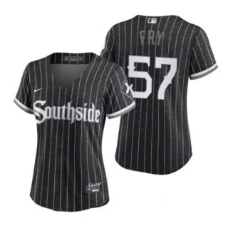 Women Chicago White Sox Jace Fry 2021 City Connect Southside Jersey Black Stitched