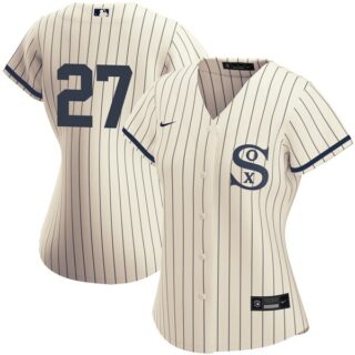 Women Chicago White Sox #27 Lucas Giolito Field of Dreams Throwback Jersey Stitched