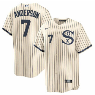 Men's Chicago White Sox #7 Tim Anderson Field of Dreams Throwback Limited Edition Jersey Stitched