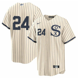 Men's Chicago White Sox #24 Yasmani Grandal Field of Dreams Throwback Limited Edition Jersey Stitched