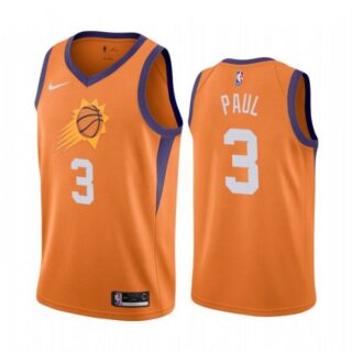 Men's Chris Paul Phoenix Suns Basketball Jersey Orange