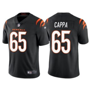 Men's Cincinnati Bengals Alex Cappa Black Vapor Limited Stitched Jersey