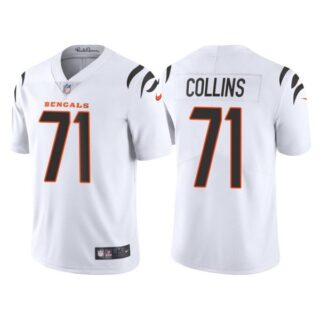 Men's Cincinnati Bengals La'el Collins White Vapor Limited Stitched Jersey