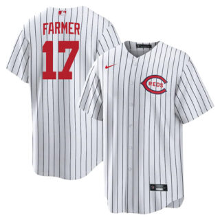 Youth Cincinnati Reds Kyle Farmer 2022 Field of Dreams White Stitched Jersey With Name