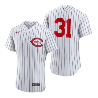 Men's Flex Base Cincinnati Reds Mike Minor 2022 Field of Dreams White Stitched Jersey