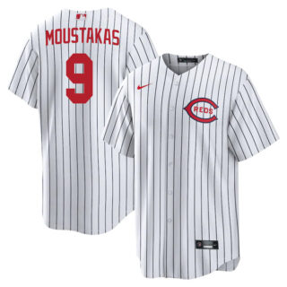 Youth Cincinnati Reds Mike Moustakas 2022 Field of Dreams White Stitched Jersey With Name