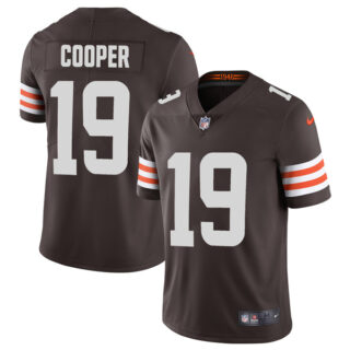 Youth Cleveland Browns Amari Cooper Brown Vapor Limited Stitched Jersey