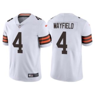 Youth Cleveland Browns Deshaun Watson White Vapor Limited Stitched Jersey